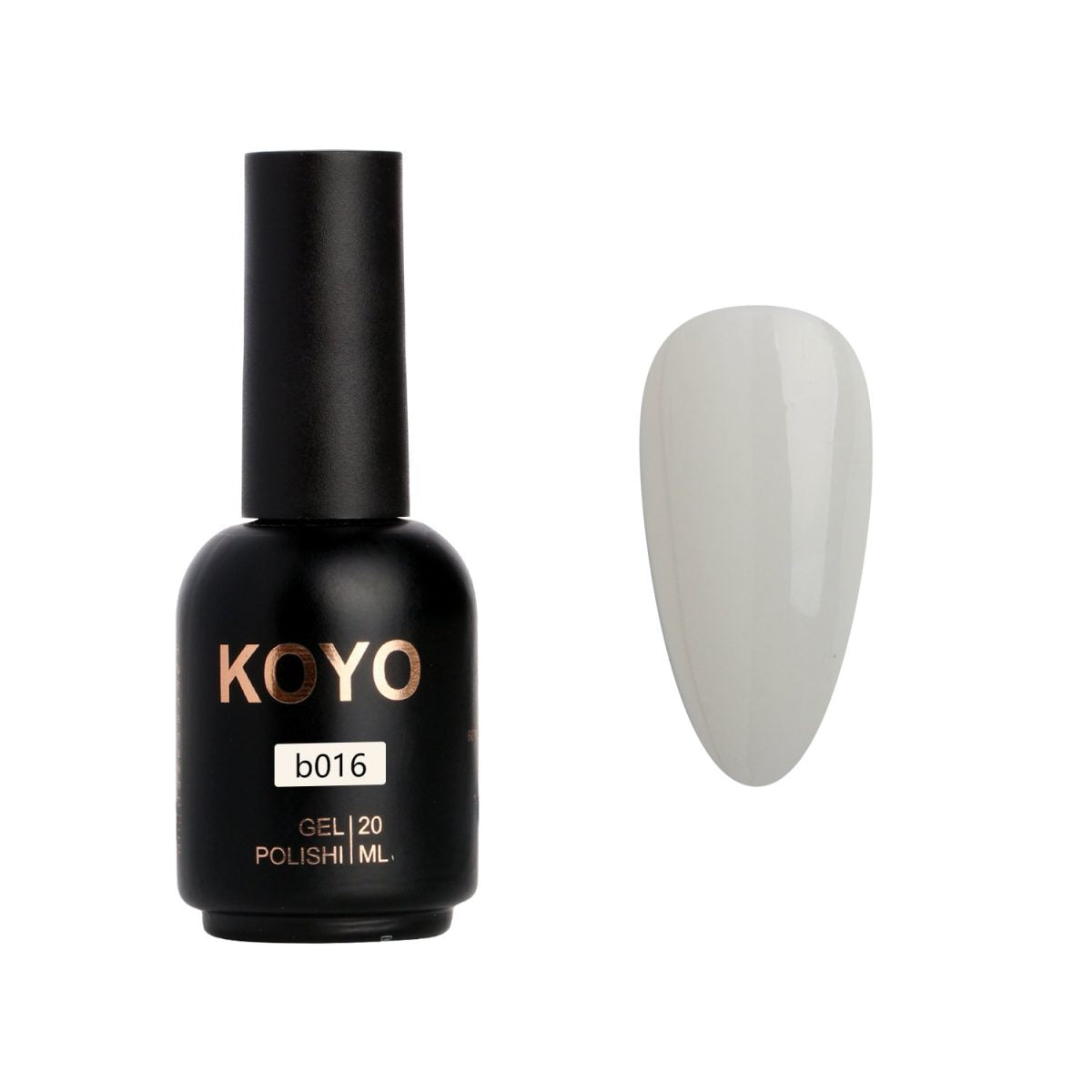 ראבר בייס בגוון מקצועי KOYO קויו דגם B016 לחיזוק הציפורן ומבנה אנטומי
