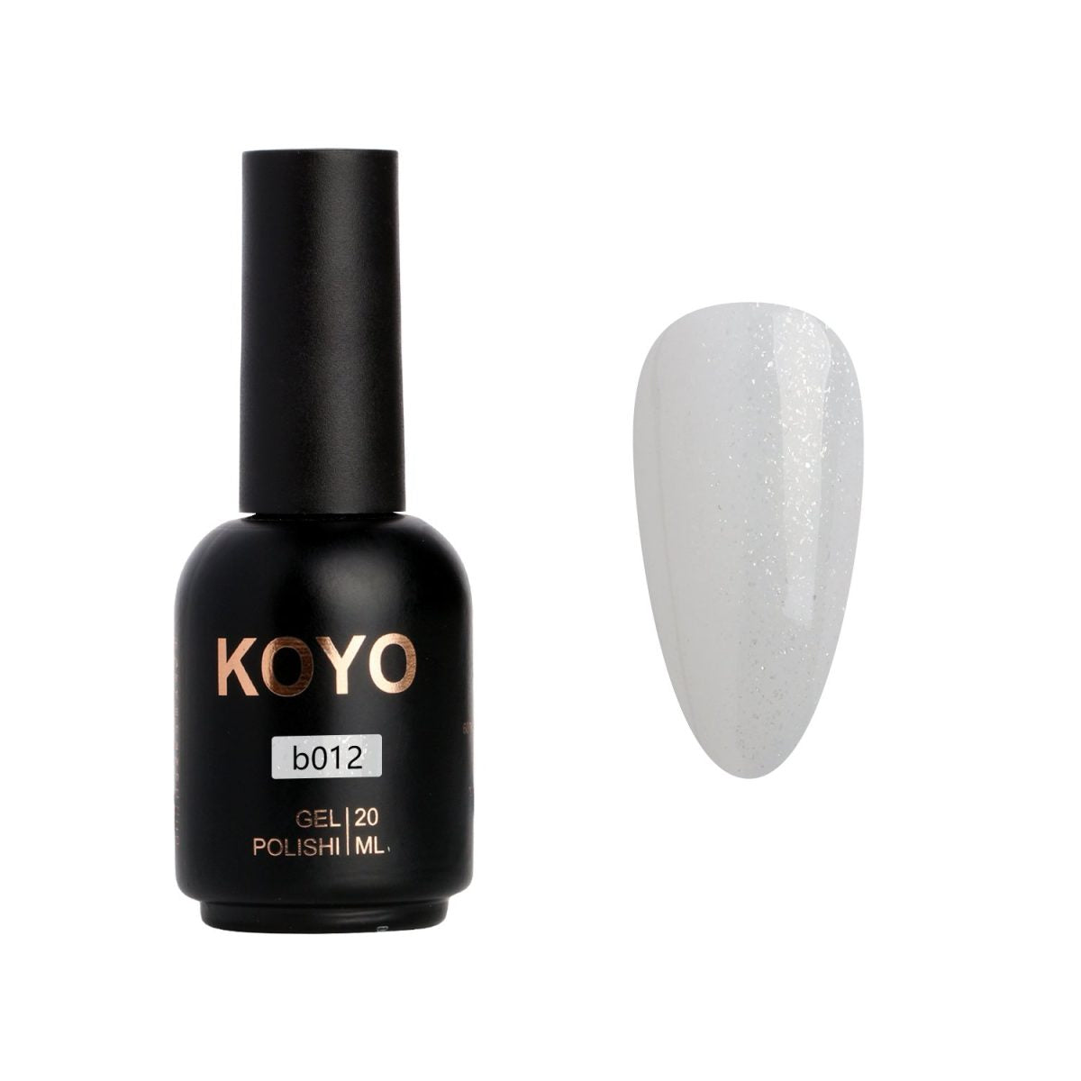ראבר בייס בגוון מקצועי KOYO קויו דגם B012 לחיזוק הציפורן ומבנה אנטומי