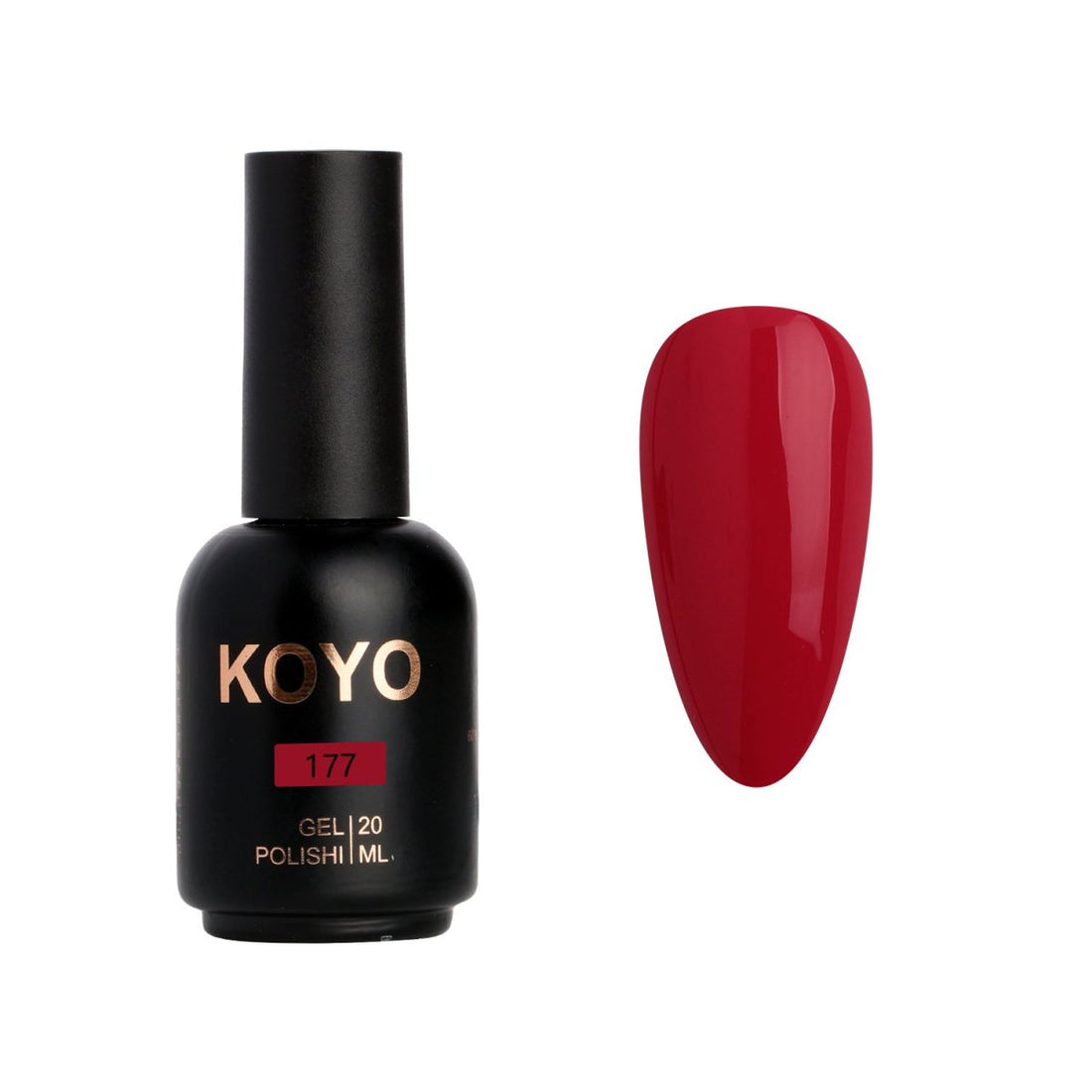 לק ג'ל מקצועי KOYO קויו גוון 177 בכיסוי מושלם