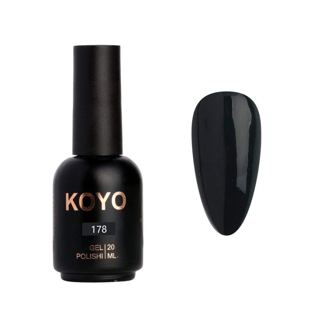לק ג'ל מקצועי KOYO קויו גוון 178 בכיסוי מושלם