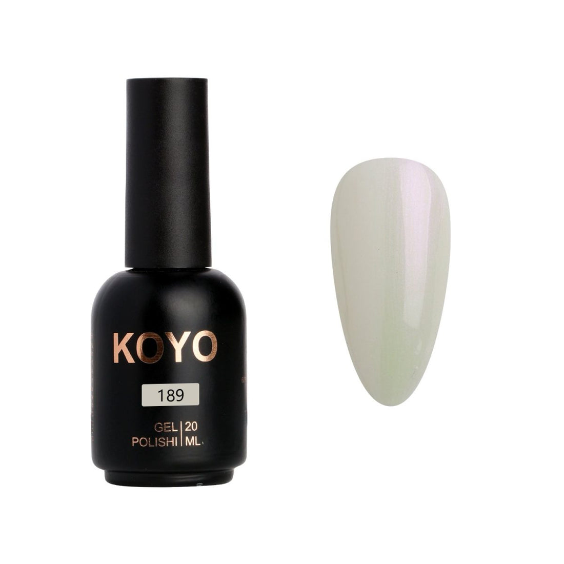 לק ג'ל מקצועי KOYO קויו גוון 189 בכיסוי מושלם