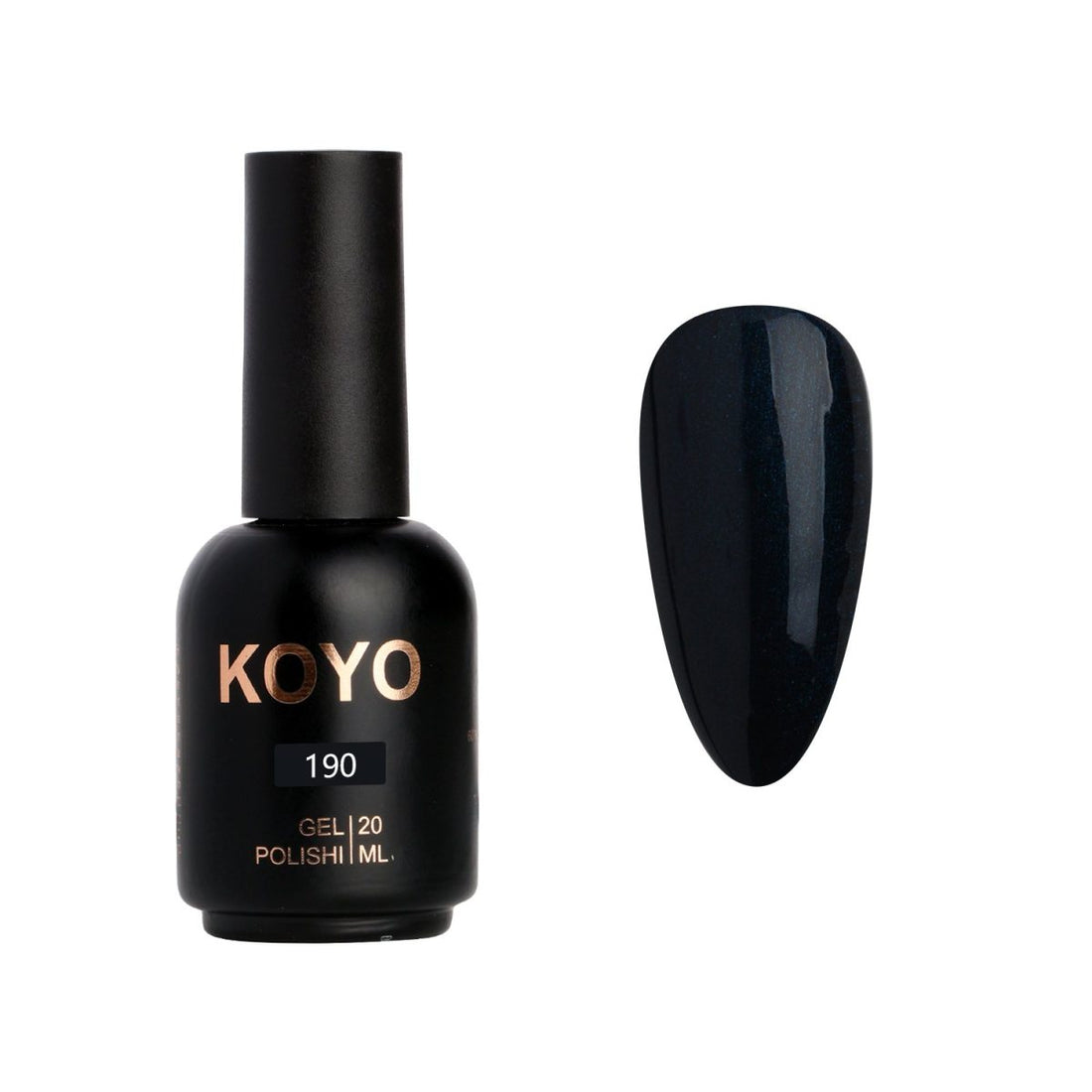 לק ג'ל מקצועי KOYO קויו גוון 190 בכיסוי מושלם