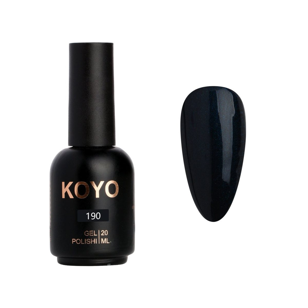 לק ג'ל מקצועי KOYO קויו גוון 190 בכיסוי מושלם