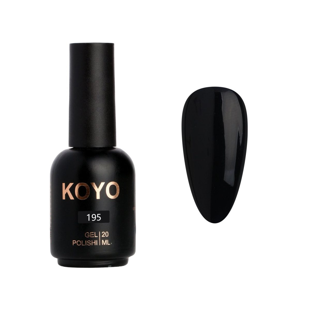 לק ג'ל מקצועי KOYO קויו גוון 195 בכיסוי מושלם
