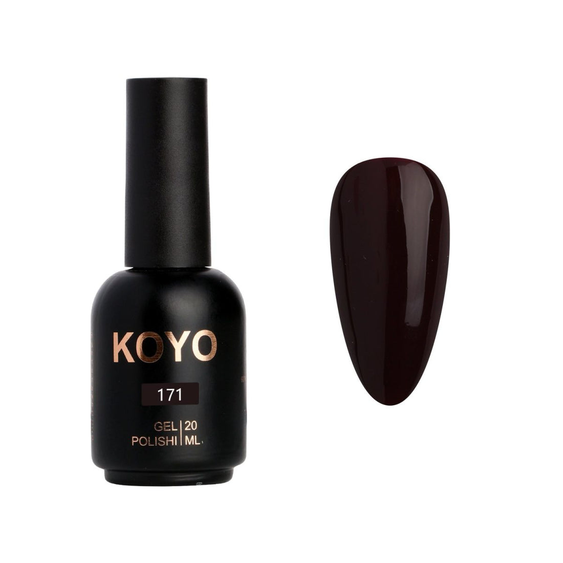 לק ג'ל מקצועי KOYO קויו גוון 171 בכיסוי מושלם