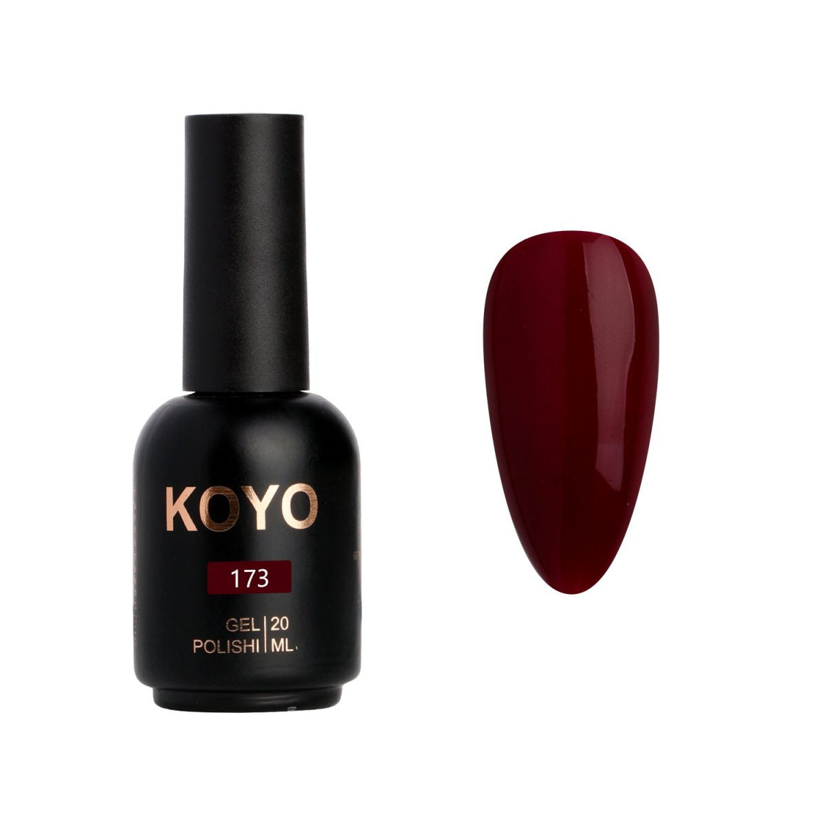 לק ג'ל מקצועי KOYO קויו גוון 173 בכיסוי מושלם