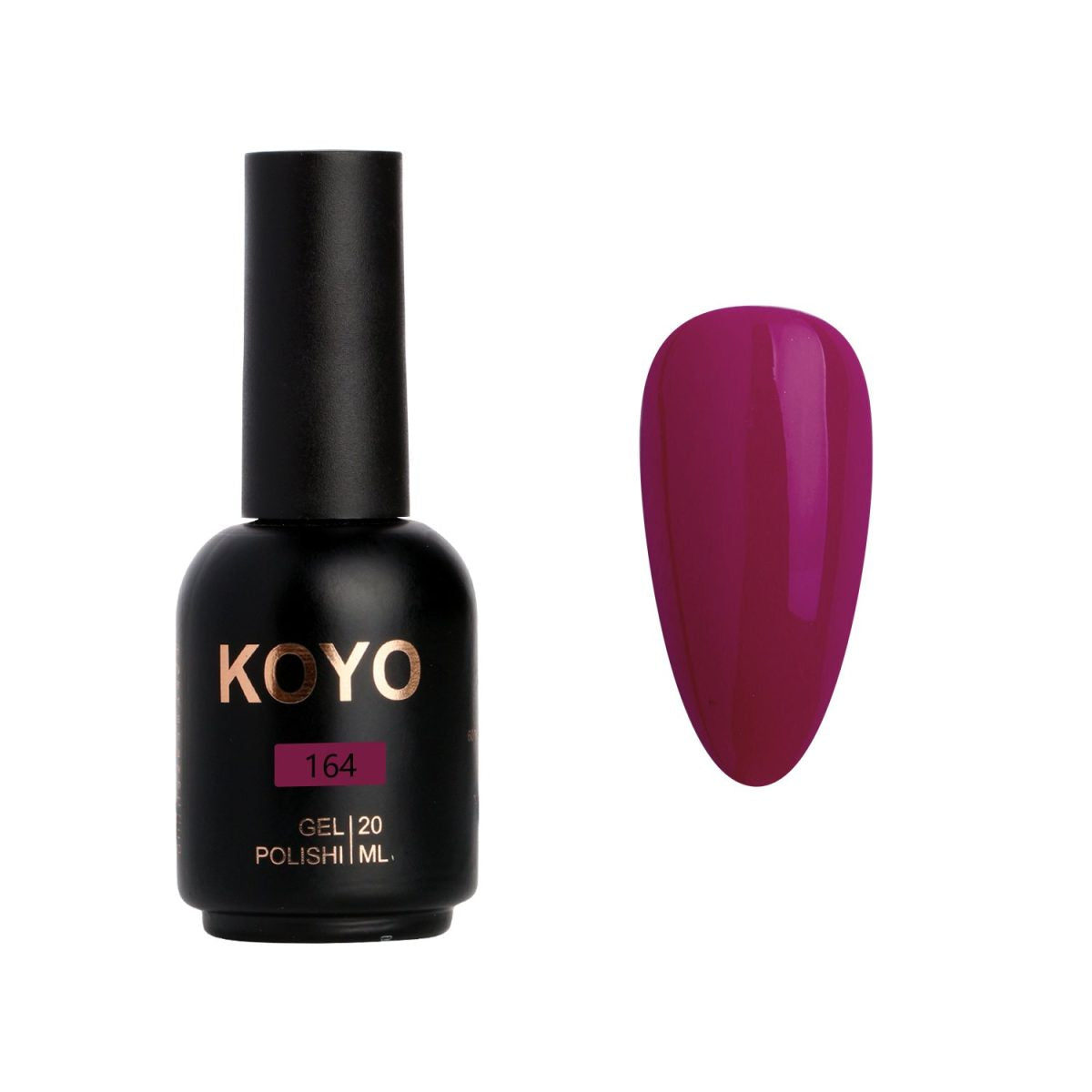 לק ג'ל מקצועי KOYO קויו גוון 164 בכיסוי מושלם