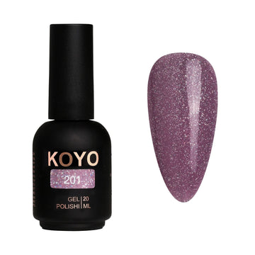 לק ג’ל KOYO גוון 201 מוצר מקצועי למניקור מבית קויו KOYO