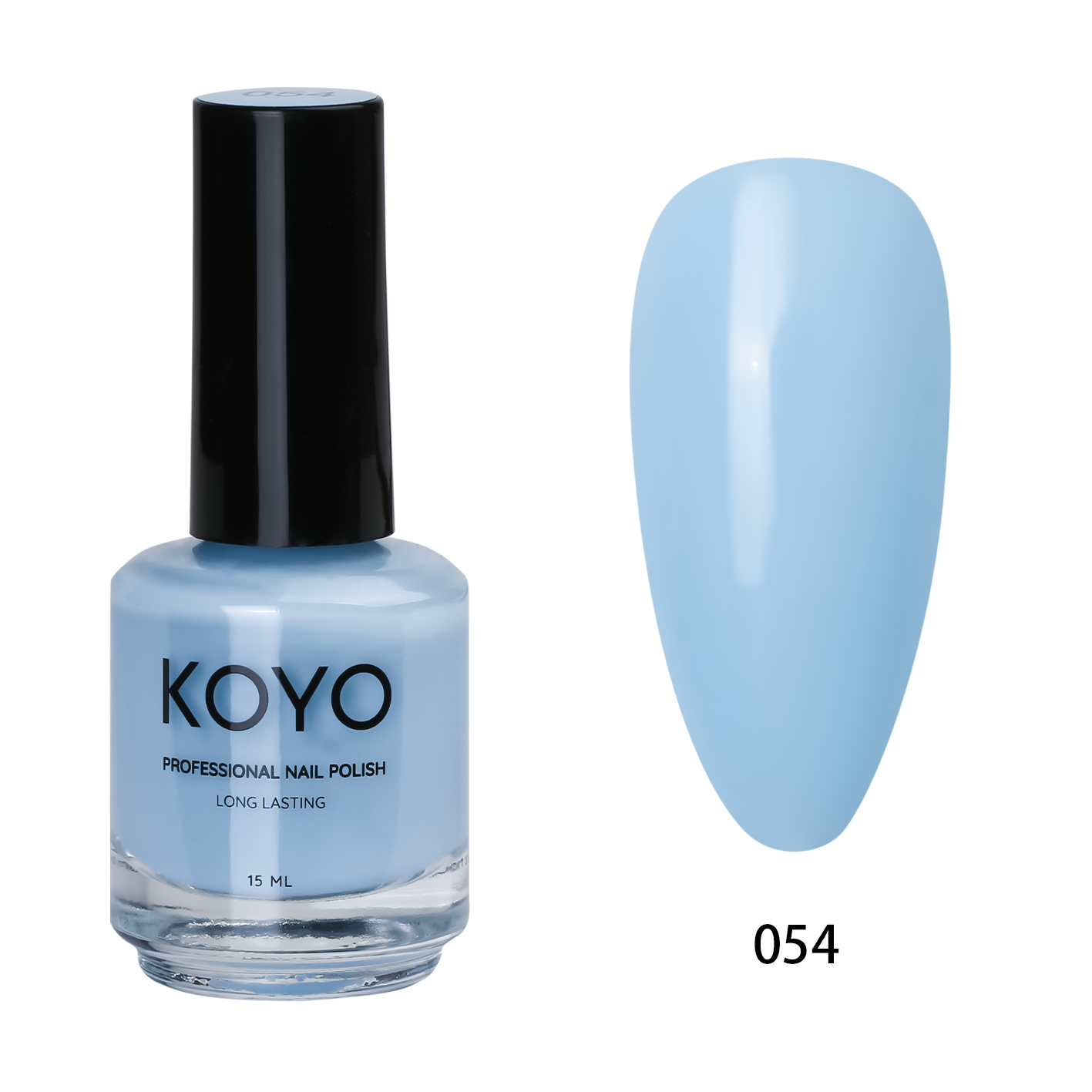 לק ג'ל מקצועי KOYO קויו 15 מ"ל גוון 054 בכיסוי מושלם