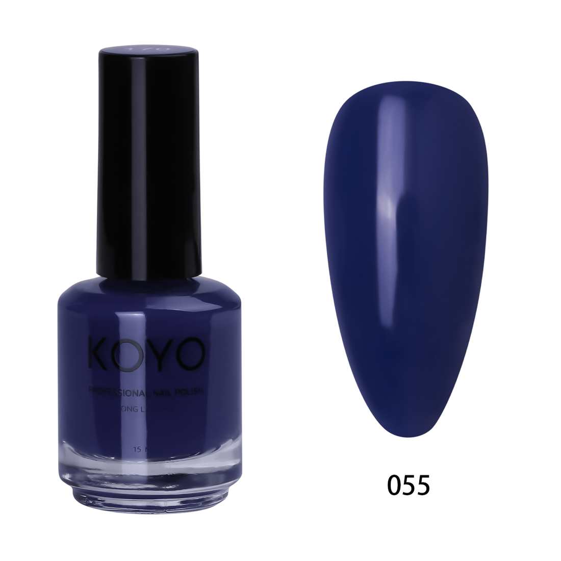 לק ג'ל מקצועי KOYO קויו 15 מ"ל גוון 055 בכיסוי מושלם