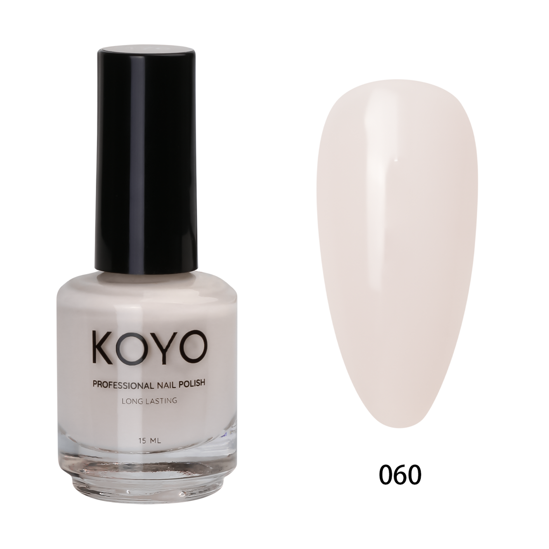 לק ג'ל מקצועי KOYO קויו 15 מ"ל גוון 060 בכיסוי מושלם