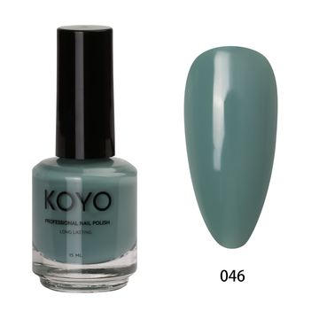 לק ג'ל מקצועי KOYO קויו 15 מ"ל גוון 046 בכיסוי מושלם