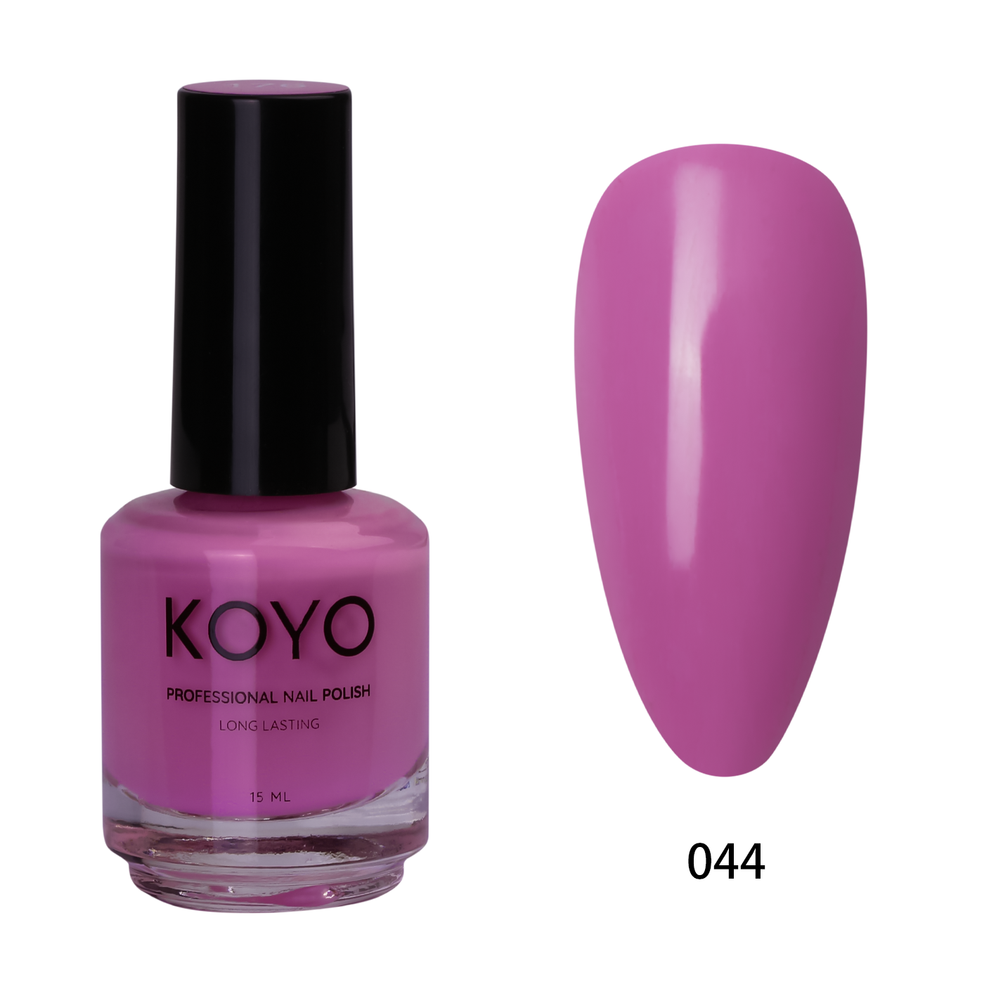 לק ג'ל מקצועי KOYO קויו 15 מ"ל גוון 044 בכיסוי מושלם