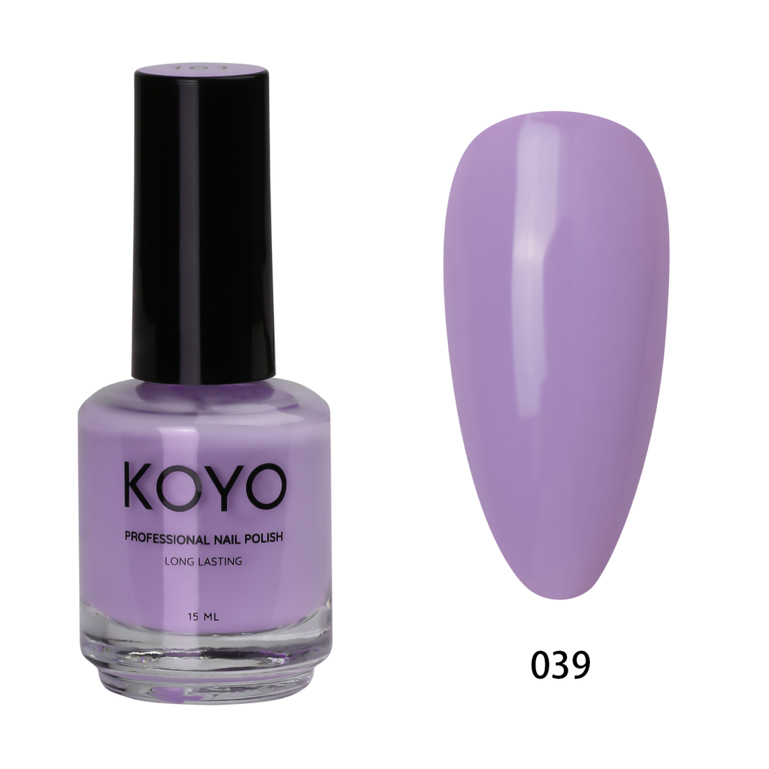 לק ג'ל מקצועי KOYO קויו 15 מ"ל גוון 039 בכיסוי מושלם