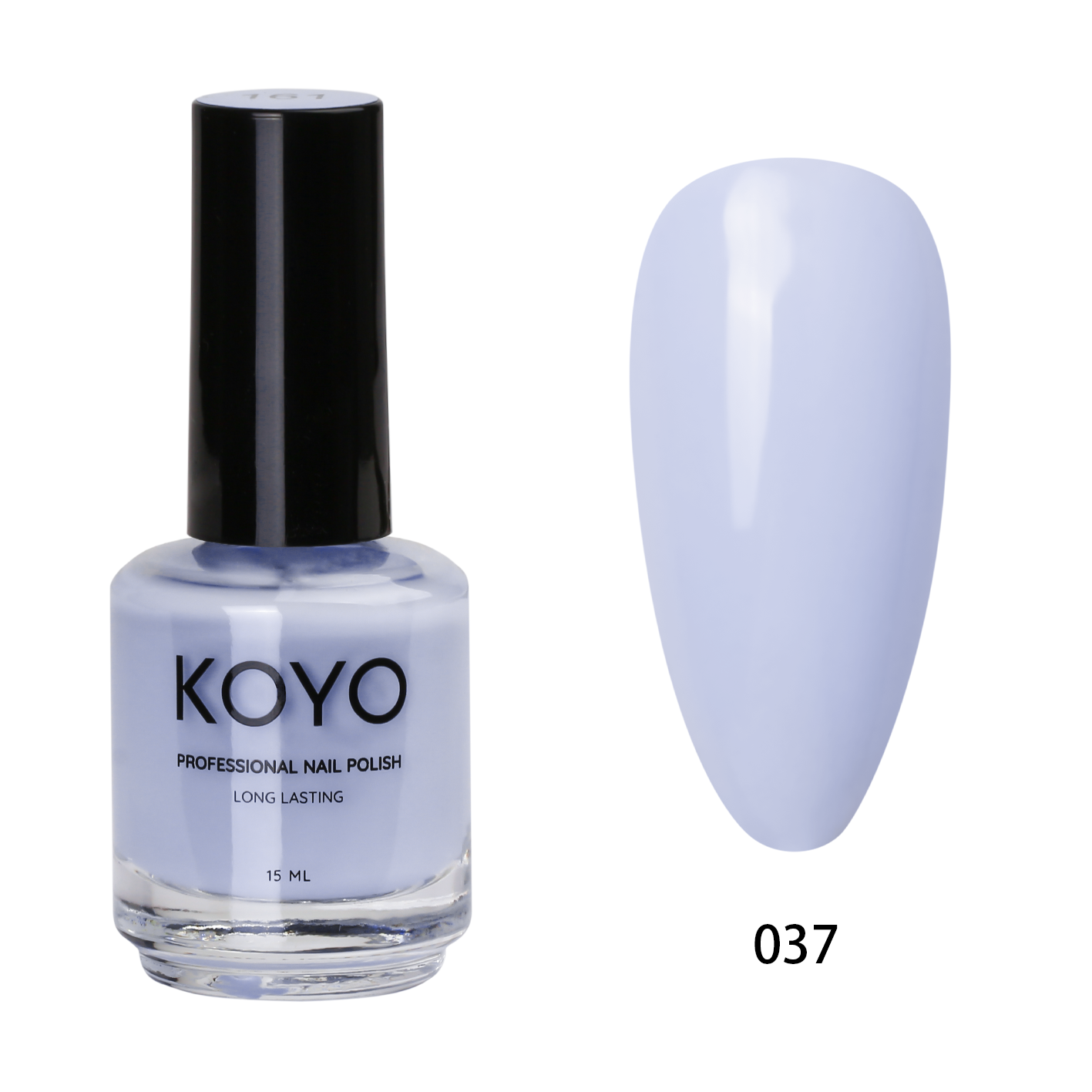 לק ג'ל מקצועי KOYO קויו 15 מ"ל גוון 037 בכיסוי מושלם