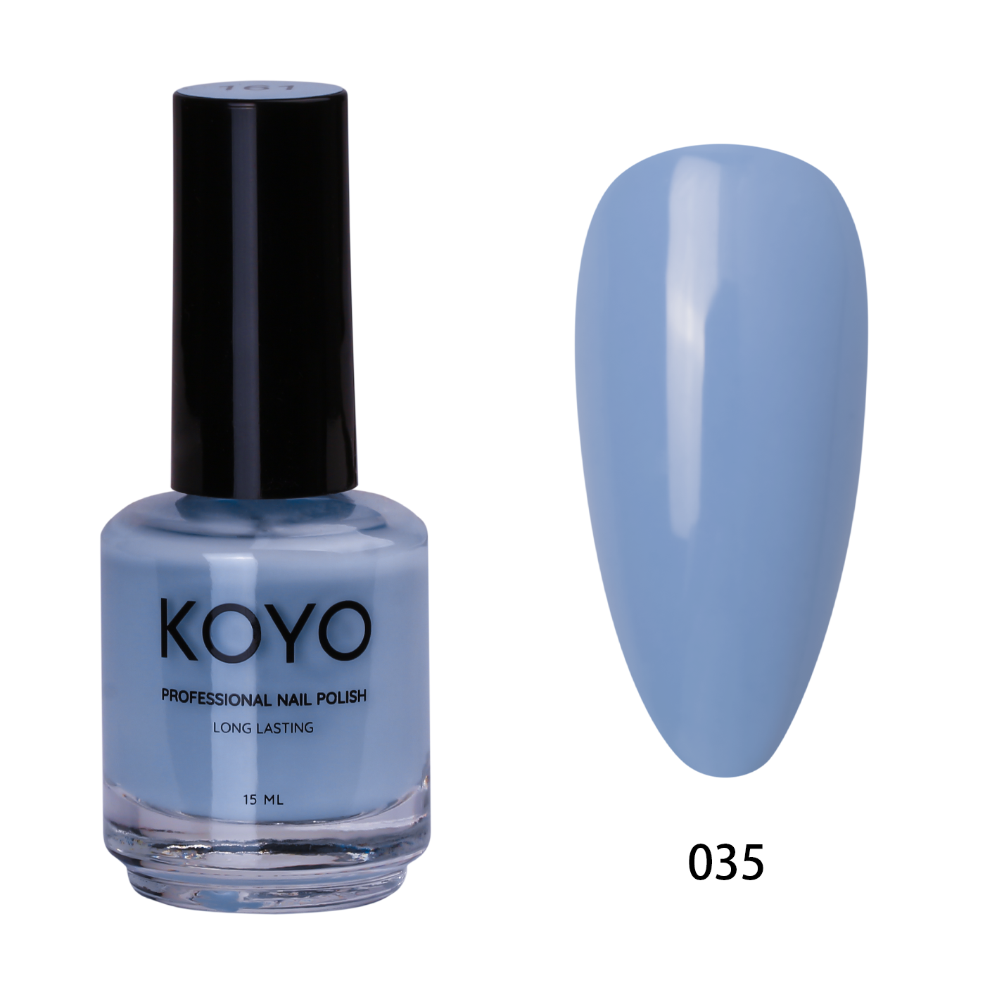 לק ג'ל מקצועי KOYO קויו 15 מ"ל גוון 035 בכיסוי מושלם