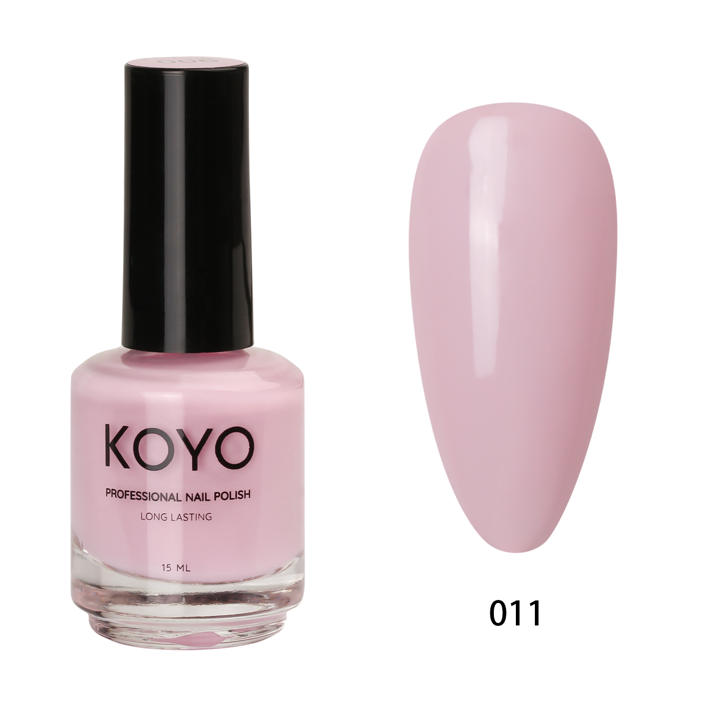 לק ג'ל מקצועי KOYO קויו 15 מ"ל גוון 011 בכיסוי מושלם