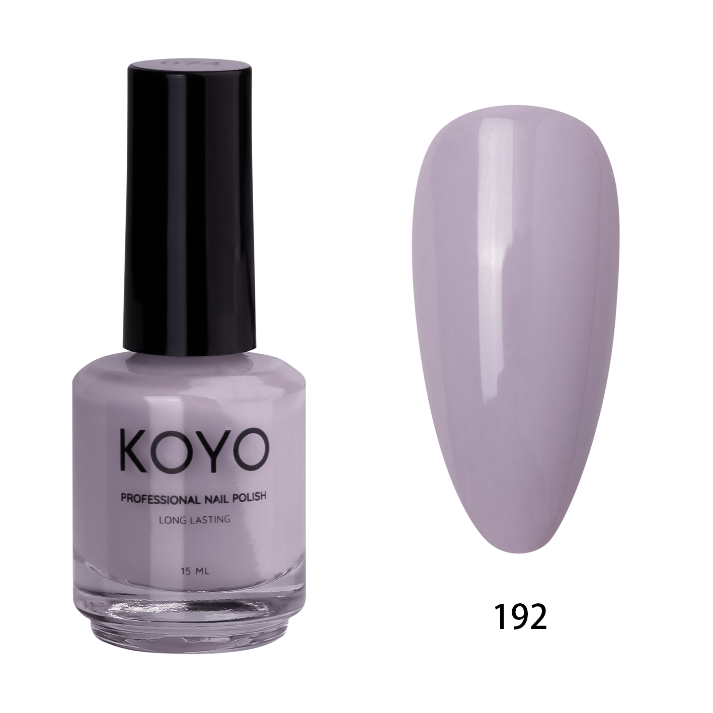 לק ג'ל מקצועי KOYO קויו 15 מ"ל גוון 192 בכיסוי מושלם