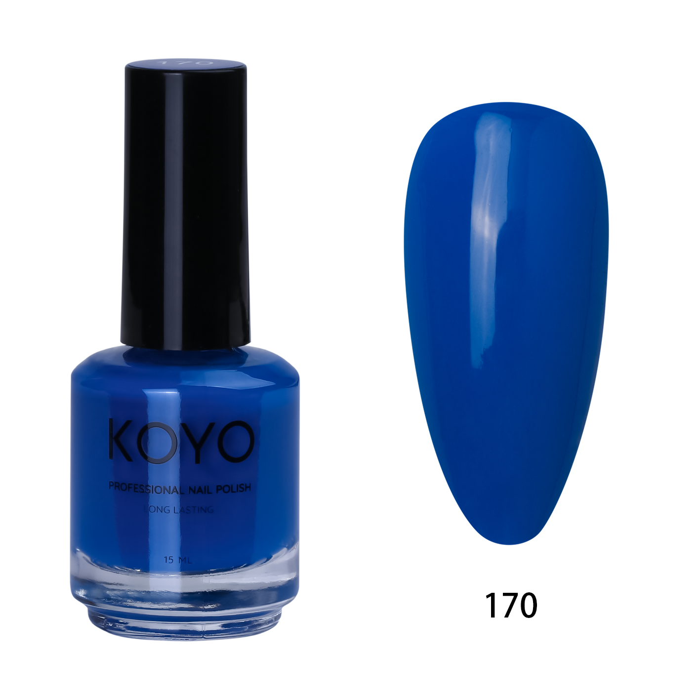 לק ג'ל מקצועי KOYO קויו 15 מ"ל גוון 170 בכיסוי מושלם