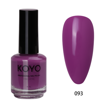 לק ג'ל מקצועי KOYO קויו 15 מ"ל גוון 093 בכיסוי מושלם