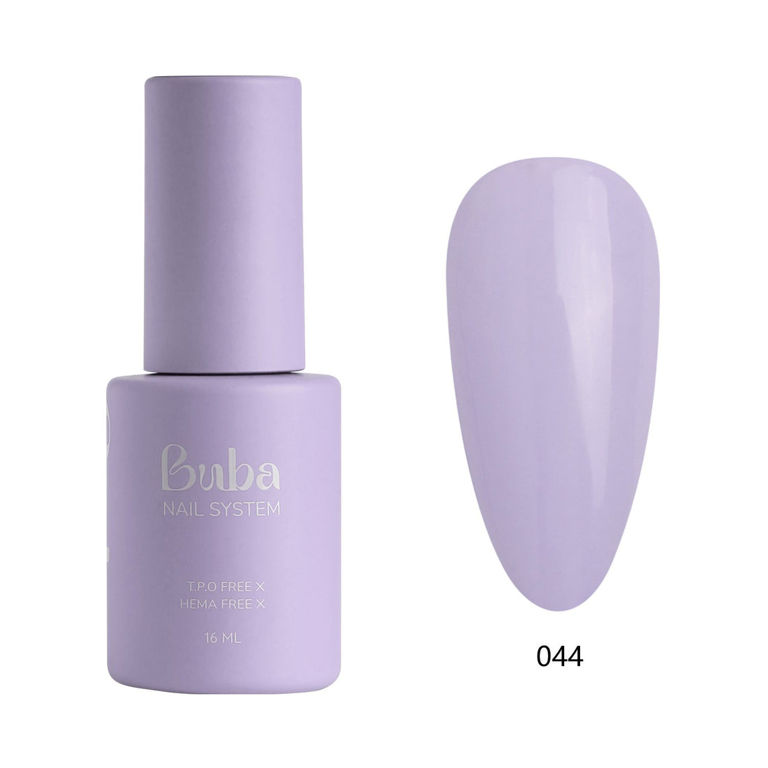 לק ג'ל בובה Buba HEMA FREE גוון 044 היפואלרגני לכיסוי מושלם