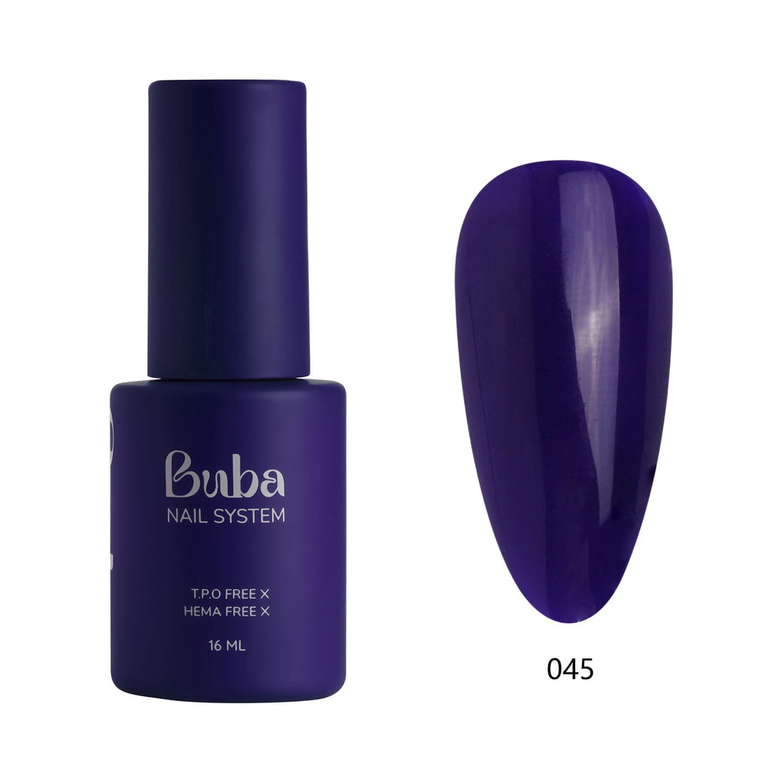 לק ג'ל בובה Buba HEMA FREE גוון 045 היפואלרגני לכיסוי מושלם