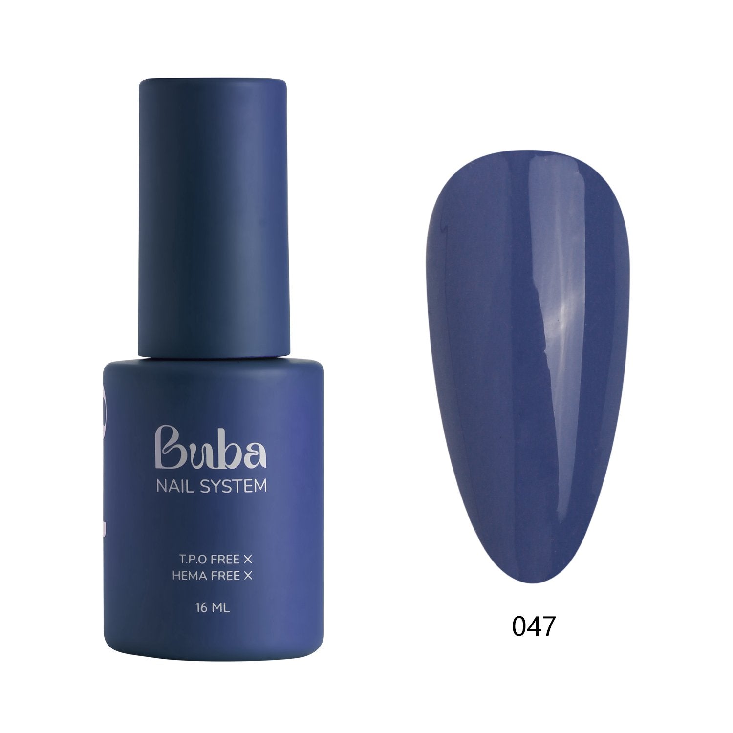 לק ג'ל בובה Buba HEMA FREE גוון 047 היפואלרגני לכיסוי מושלם