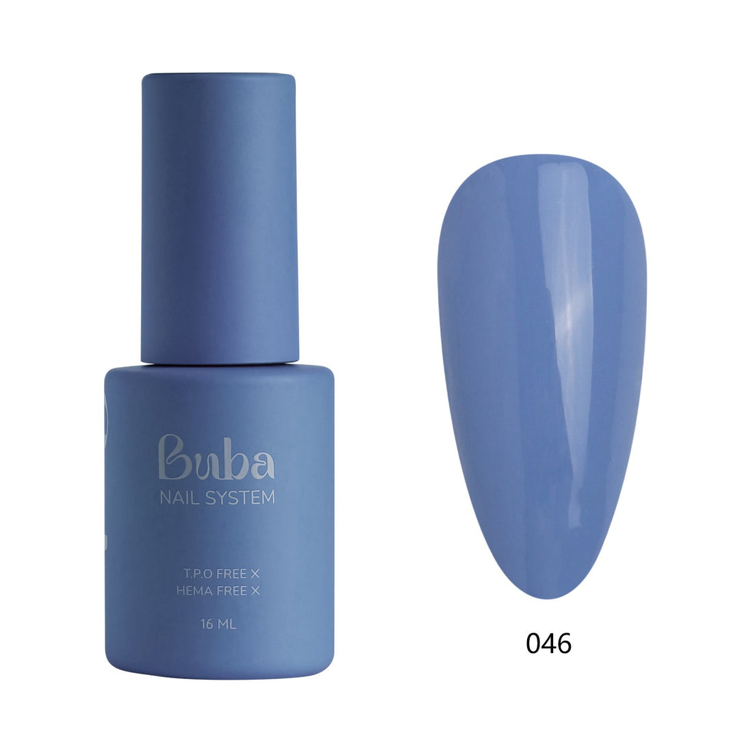 לק ג'ל בובה Buba HEMA FREE גוון 046 היפואלרגני לכיסוי מושלם