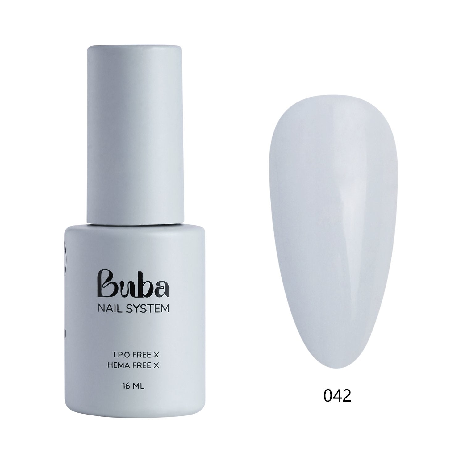 לק ג'ל בובה Buba HEMA FREE גוון 042 היפואלרגני לכיסוי מושלם