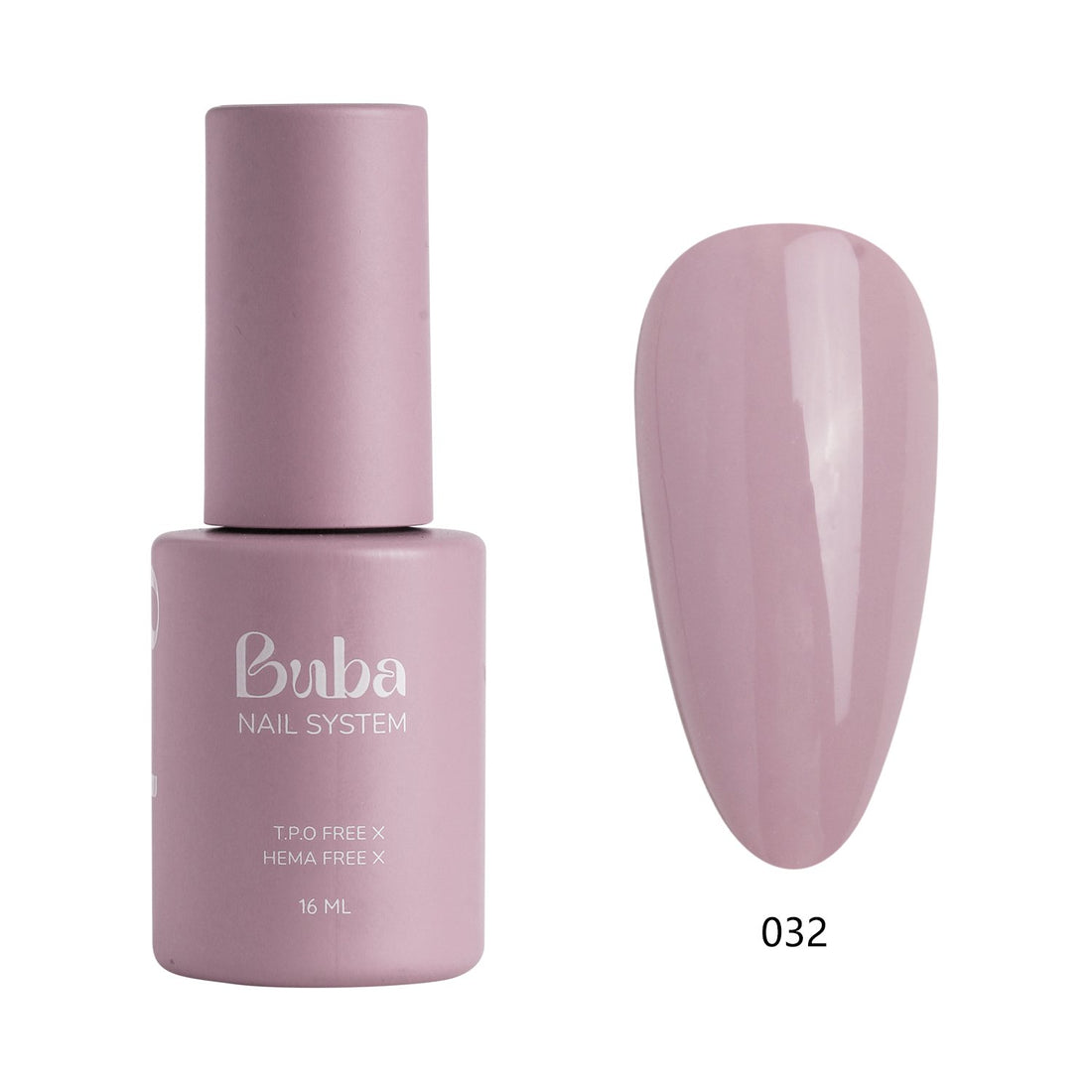 לק ג'ל בובה Buba HEMA FREE גוון 032 היפואלרגני לכיסוי מושלם