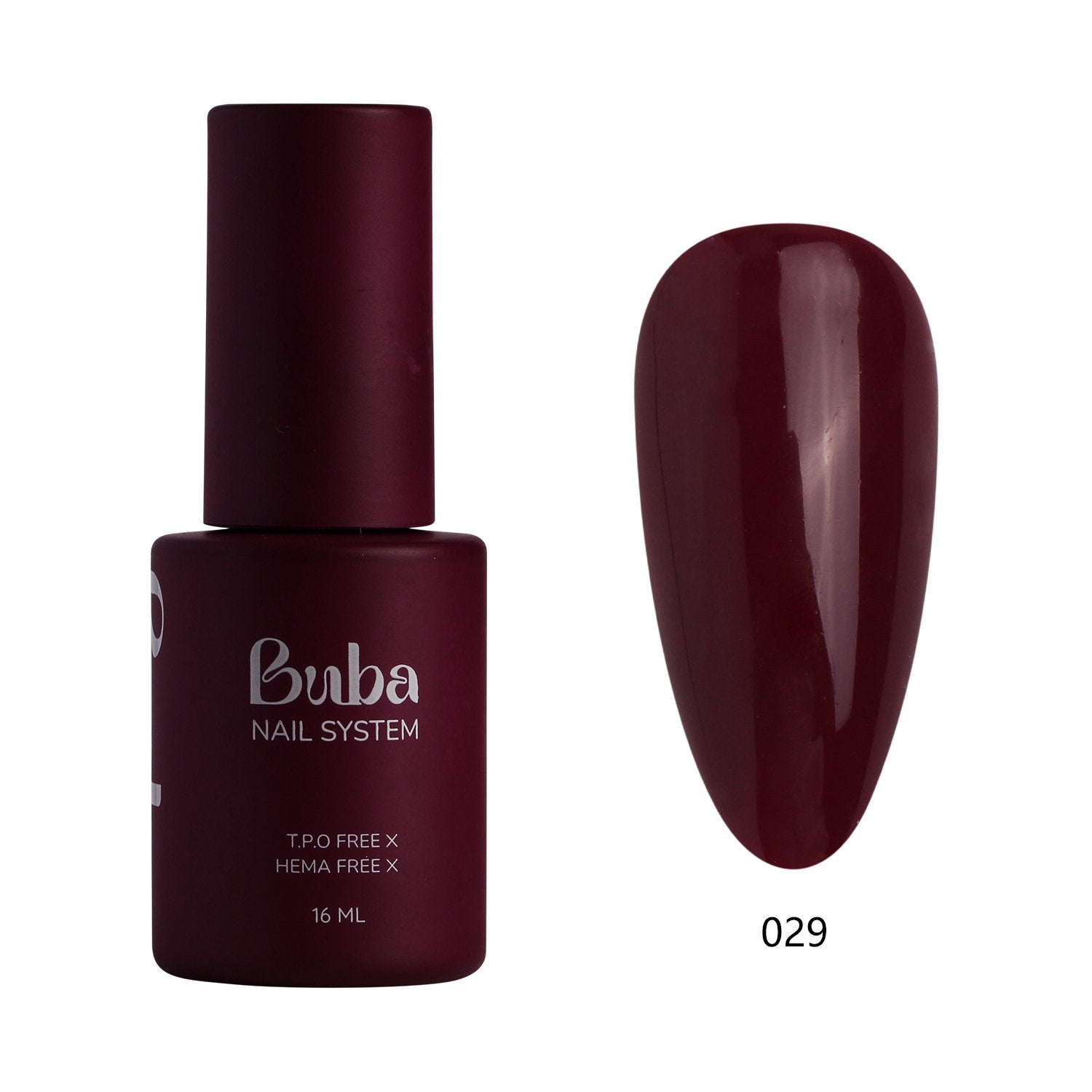 לק ג'ל בובה Buba HEMA FREE גוון 029 היפואלרגני לכיסוי מושלם