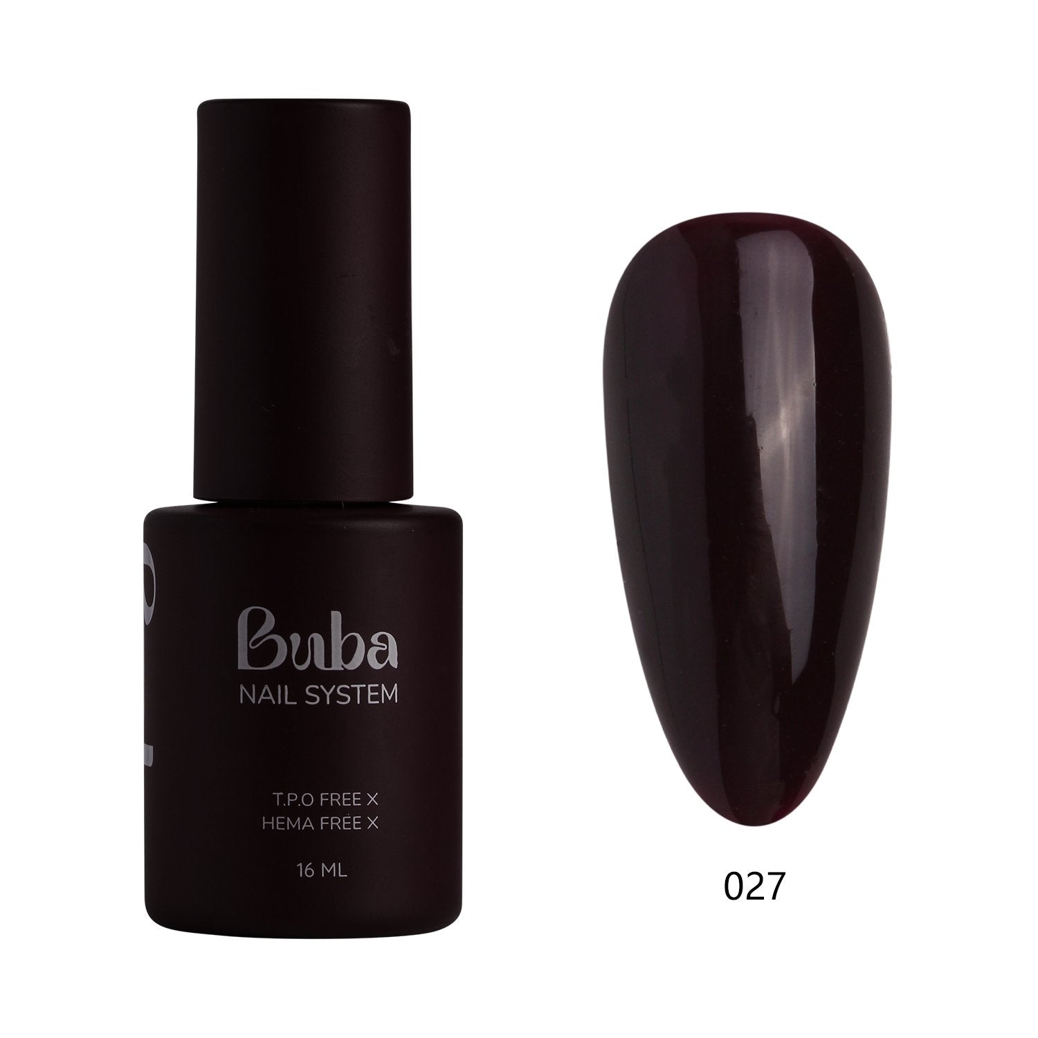 לק ג'ל בובה Buba HEMA FREE גוון 027 היפואלרגני לכיסוי מושלם