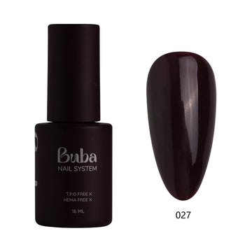 לק ג'ל בובה Buba HEMA FREE גוון 027 היפואלרגני לכיסוי מושלם