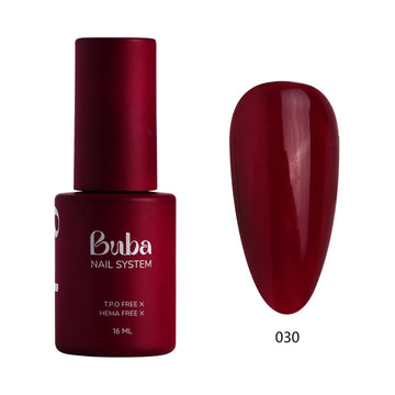לק ג'ל בובה Buba HEMA FREE גוון 030 היפואלרגני לכיסוי מושלם