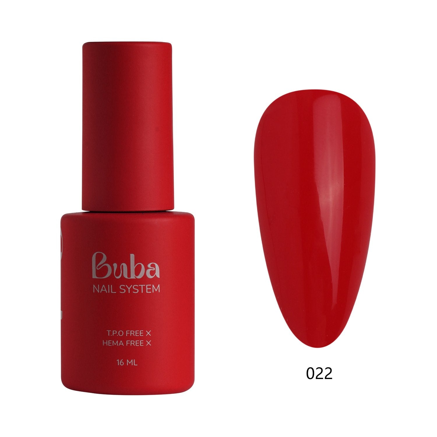 לק ג'ל בובה Buba HEMA FREE גוון 022 היפואלרגני לכיסוי מושלם