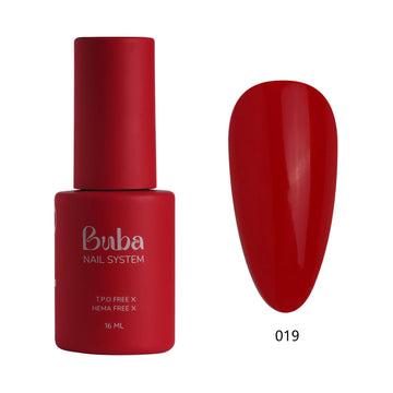 לק ג'ל בובה Buba HEMA FREE גוון 019 היפואלרגני לכיסוי מושלם