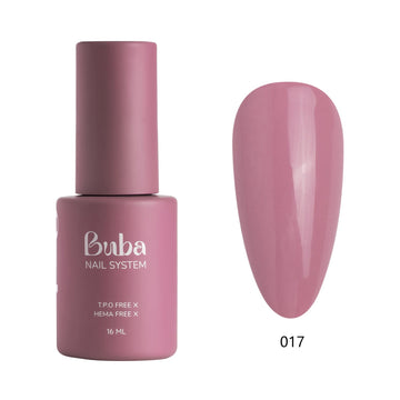 לק ג'ל בובה Buba HEMA FREE גוון 017 היפואלרגני לכיסוי מושלם