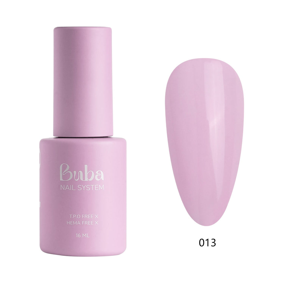 לק ג'ל בובה Buba HEMA FREE גוון 013 היפואלרגני לכיסוי מושלם