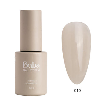 לק ג'ל בובה Buba HEMA FREE גוון 010 היפואלרגני לכיסוי מושלם