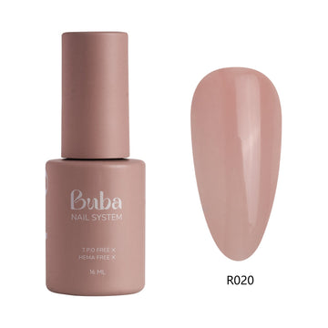 ראבר בייס בובה Buba HEMA FREE גוון R020 לחיזוק הציפורן ומבנה אנטומי
