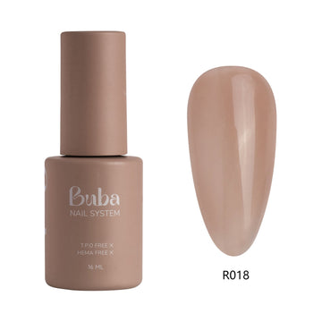 ראבר בייס בובה Buba HEMA FREE גוון R018 לחיזוק הציפורן ומבנה אנטומי