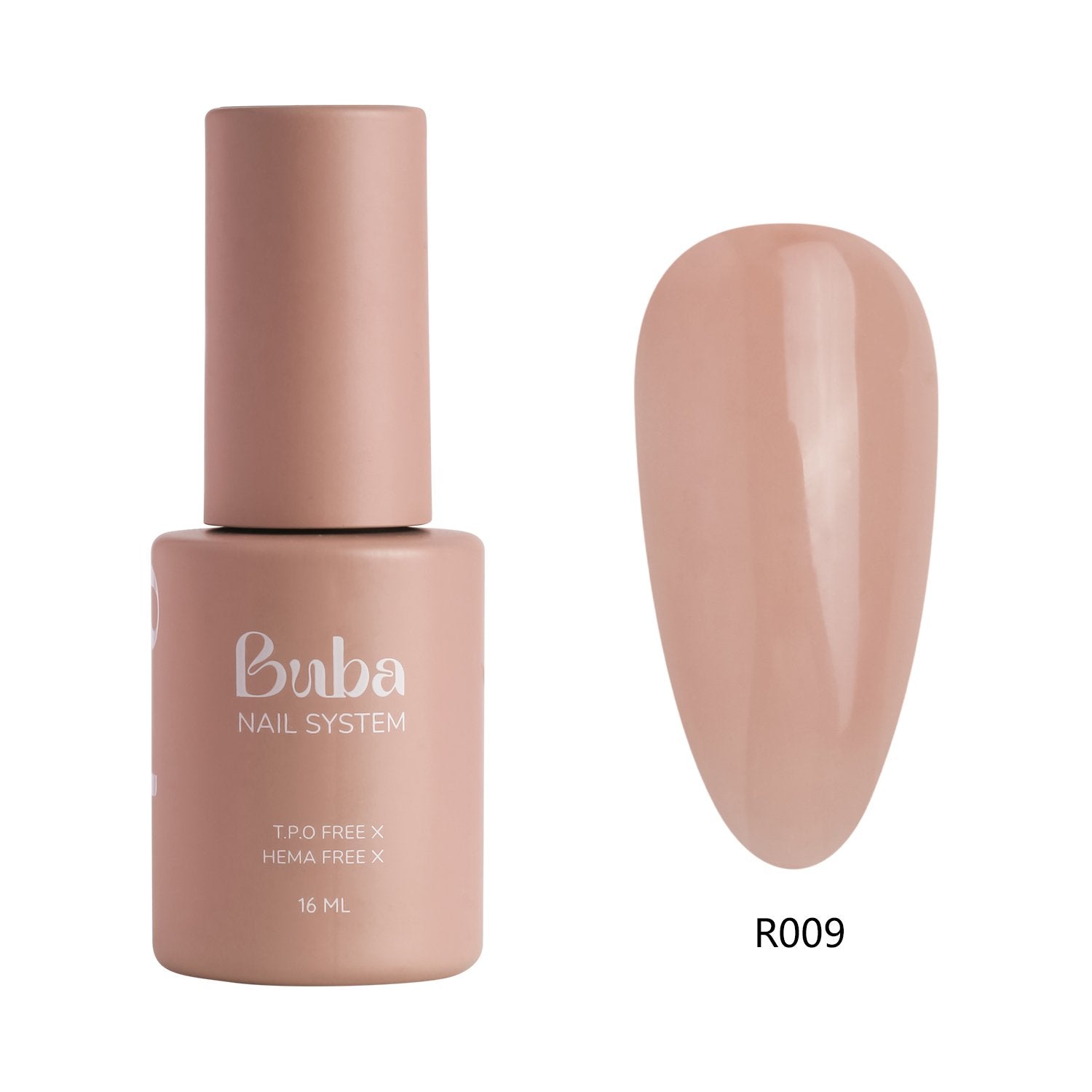 ראבר בייס בובה Buba HEMA FREE גוון R009 לחיזוק הציפורן ומבנה אנטומי