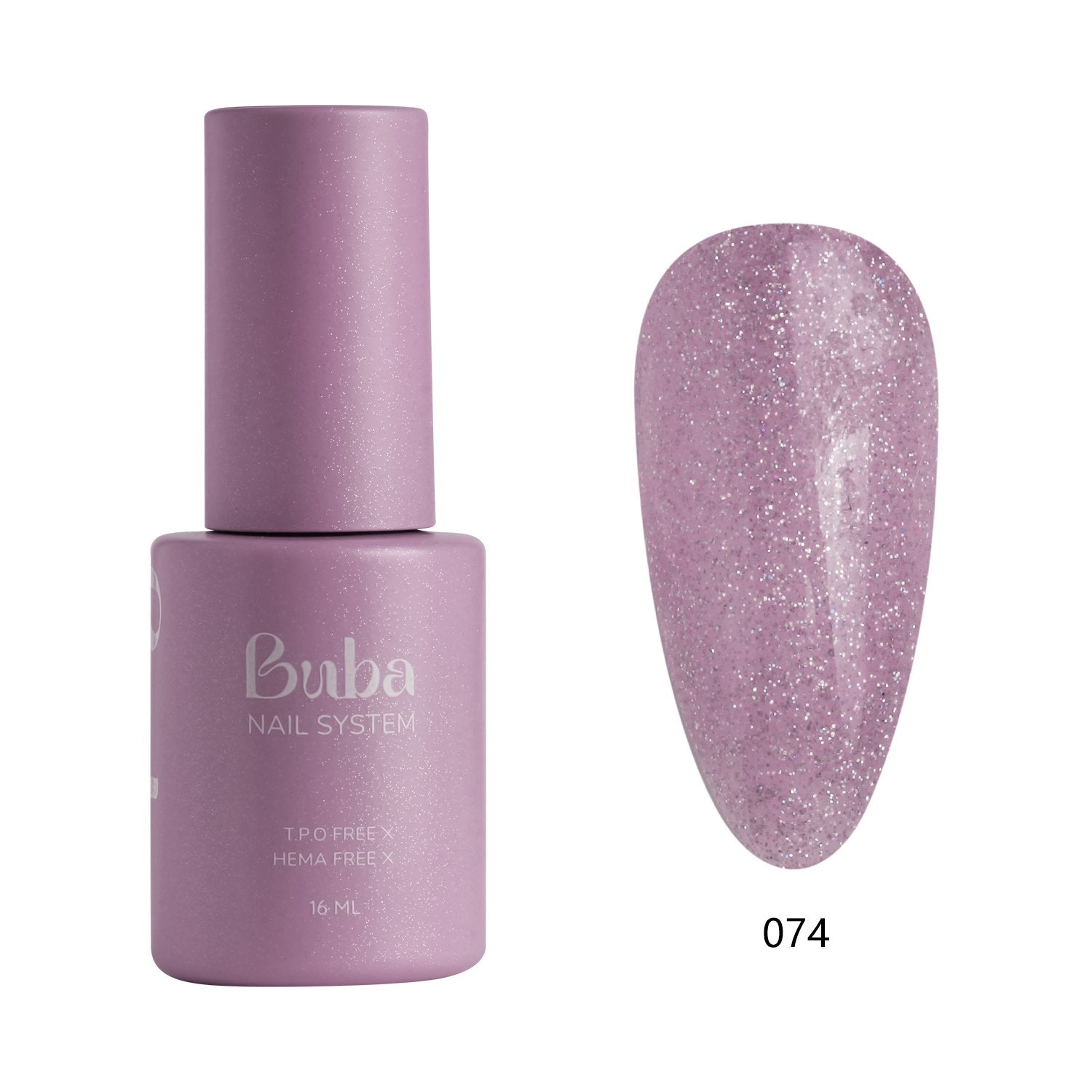 לק ג'ל בובה Buba HEMA FREE גוון 074 היפואלרגני לכיסוי מושלם