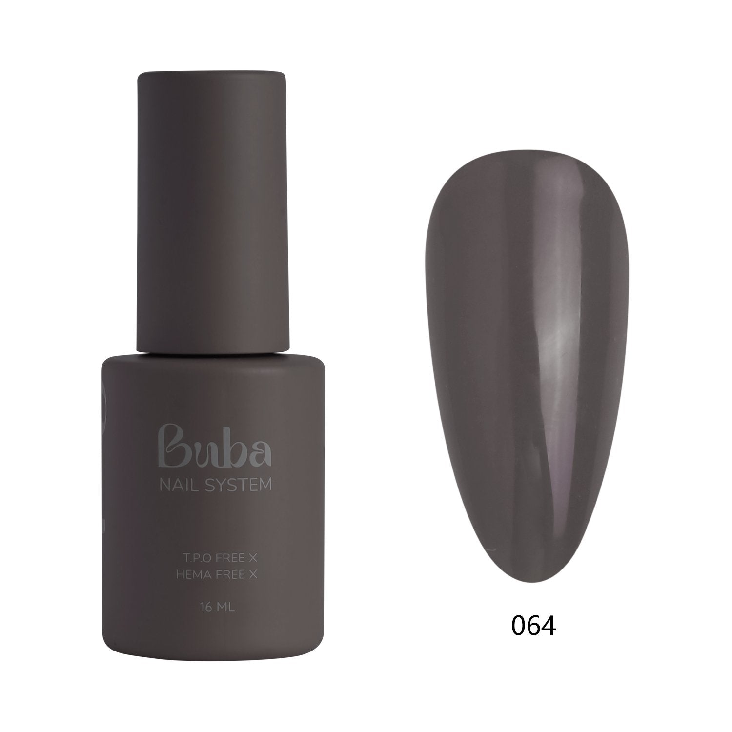 לק ג'ל בובה Buba HEMA FREE גוון 064 היפואלרגני לכיסוי מושלם