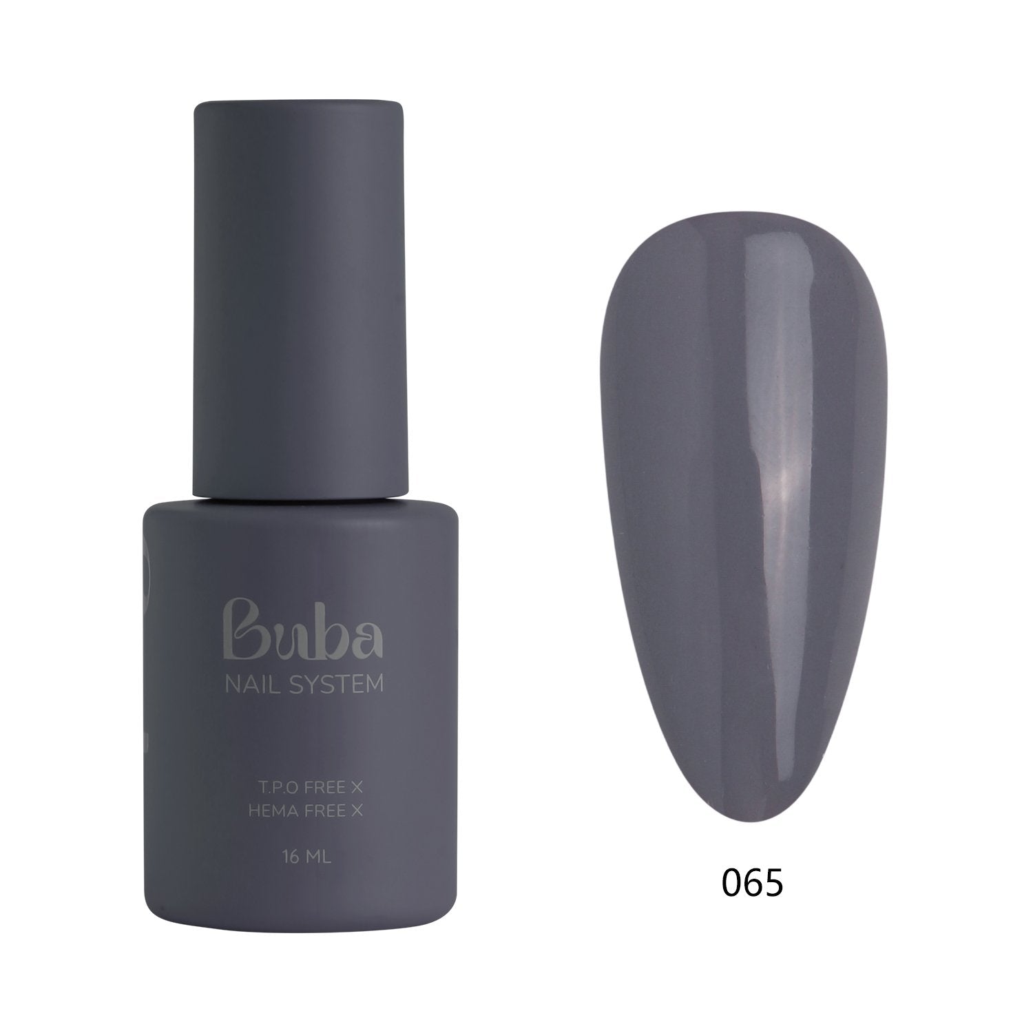 לק ג'ל בובה Buba HEMA FREE גוון 065 היפואלרגני לכיסוי מושלם