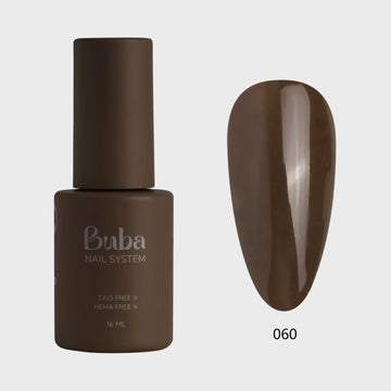 לק ג'ל בובה Buba HEMA FREE גוון 060 היפואלרגני לכיסוי מושלם