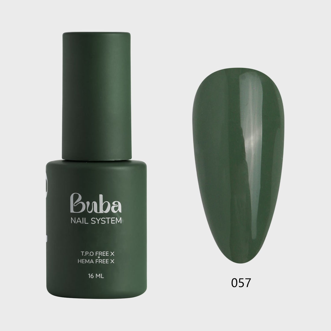 לק ג'ל בובה Buba HEMA FREE גוון 057 היפואלרגני לכיסוי מושלם