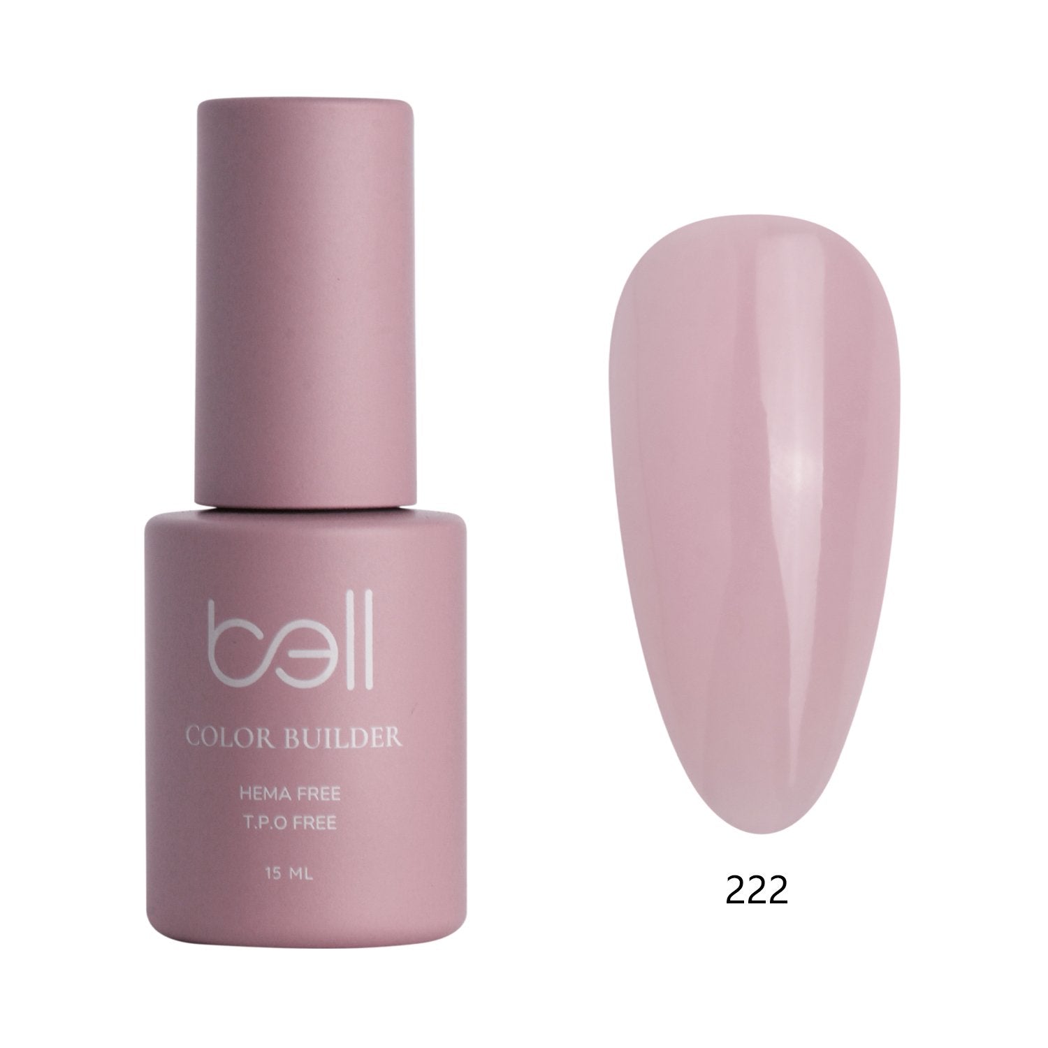 Bell בילדר ג'ל ללא EMA וללא TPO 222 מוצר מקצועי למניקור וחיזוק הציפורן