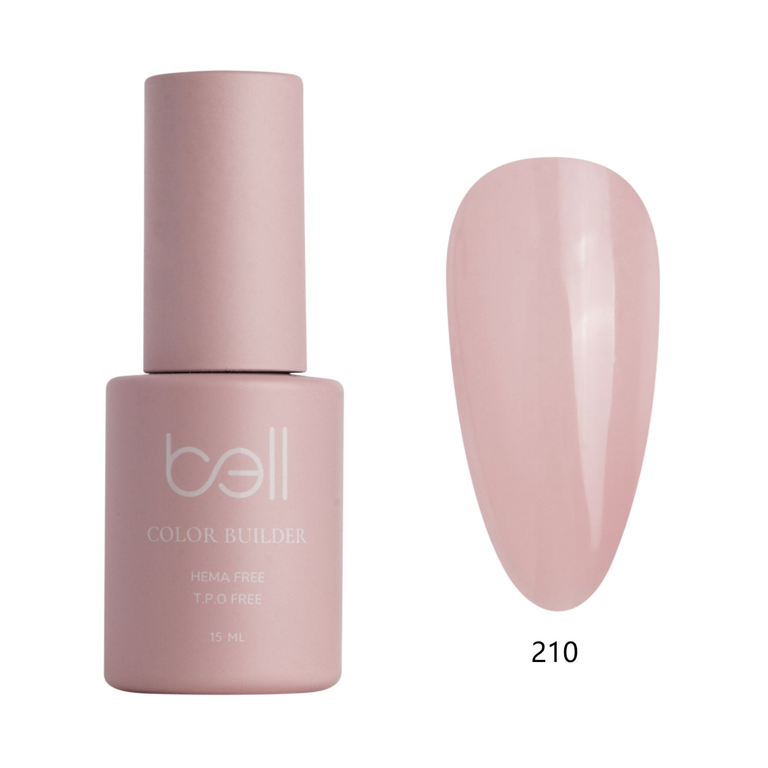 Bell בילדר ג'ל ללא EMA וללא TPO 210 מוצר מקצועי למניקור וחיזוק הציפורן