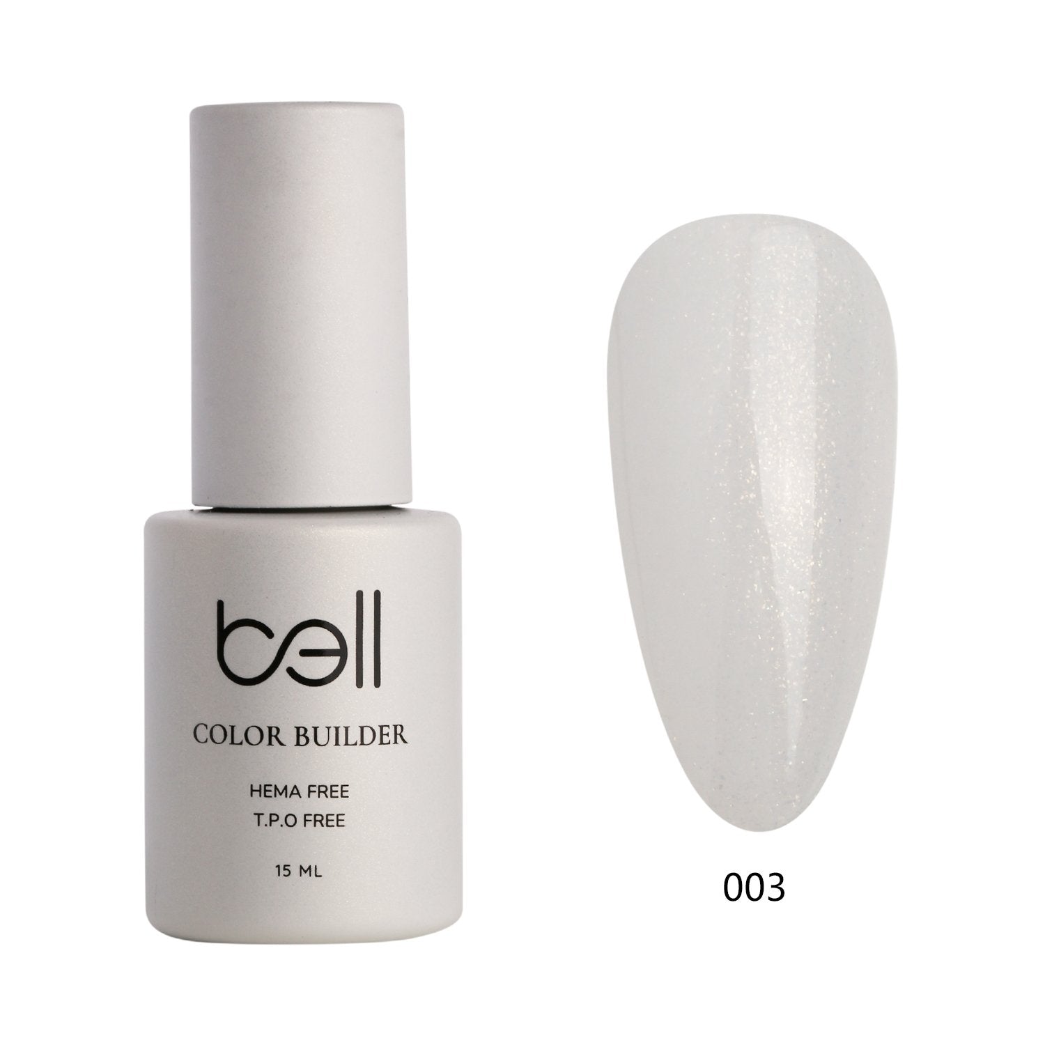 Bell בילדר ג'ל ללא EMA וללא TPO 003 מוצר מקצועי למניקור וחיזוק הציפורן